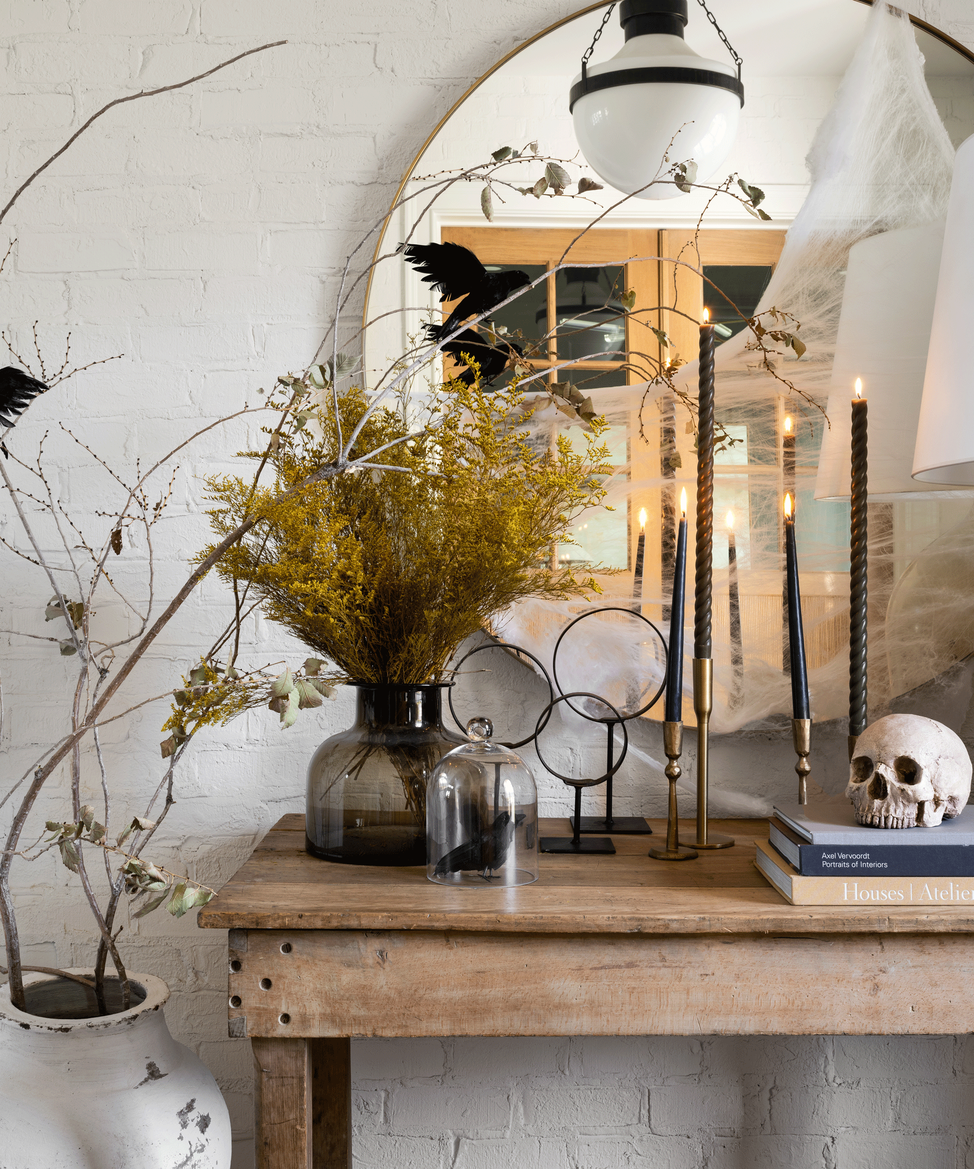 elegant Halloween decor